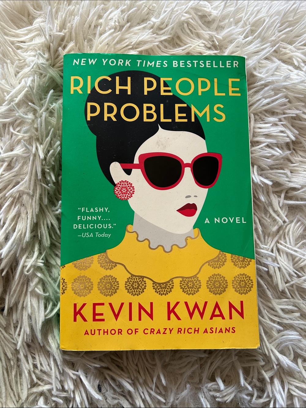 Rich People Problems by Kevin Kwan - Green & Yellow Cover